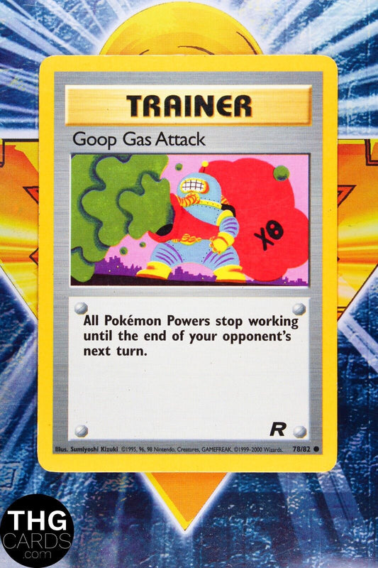 Goop Gas Attack 78/82 Common Team Rocket Pokemon Card