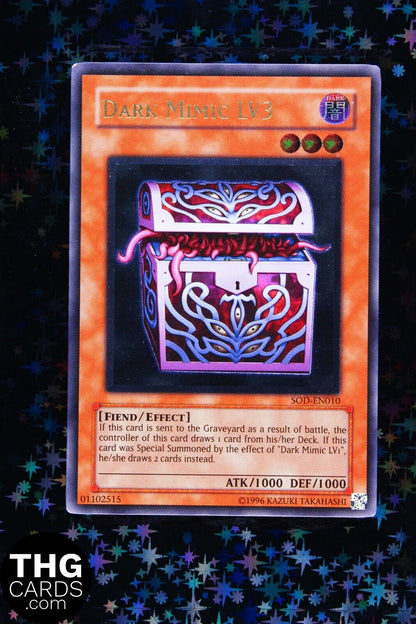 Dark Mimic LV3 SOD-EN010 Ultimate Rare Yugioh Card