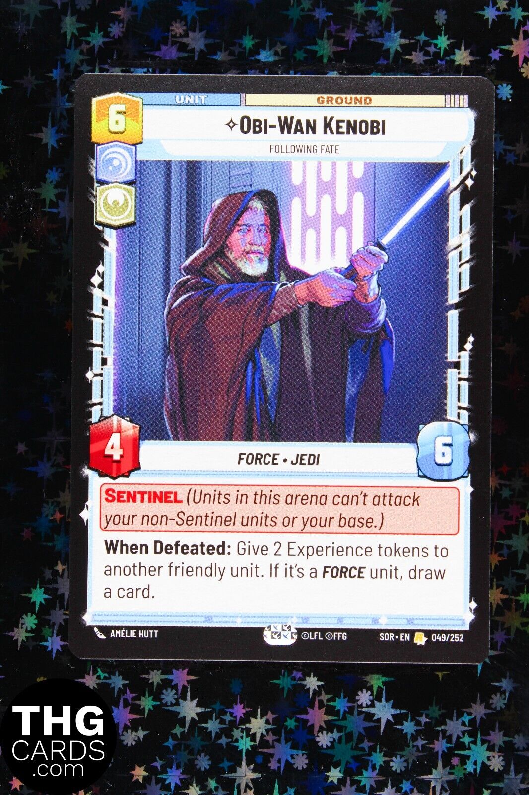 Obi-Wan Kenobi 049/252 Rare Star Wars Unlimited Card SOR