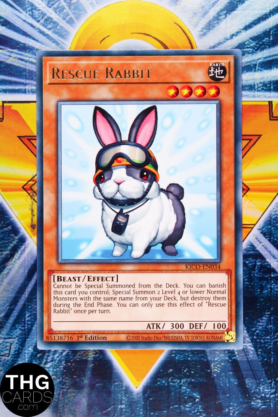 Resuce Rabbit KICO-EN034 1st Edition Rare Yugioh Card Playset