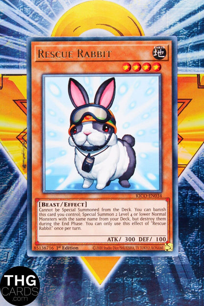 Resuce Rabbit KICO-EN034 1st Edition Rare Yugioh Card Playset