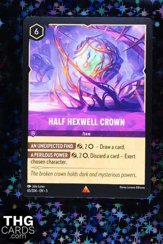 Half Hexwell Crown 65/204 Rare Lorcana Card EN 5