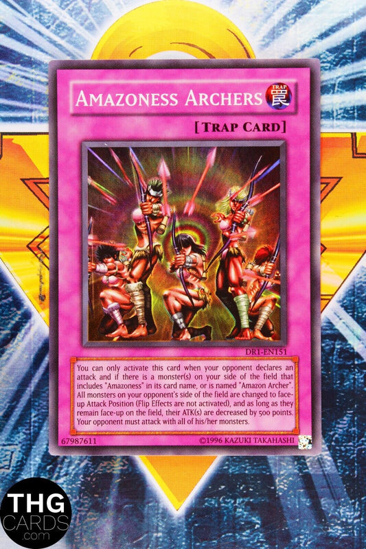 Amazoness Archers DR1-EN151 Super Rare Yugioh Card