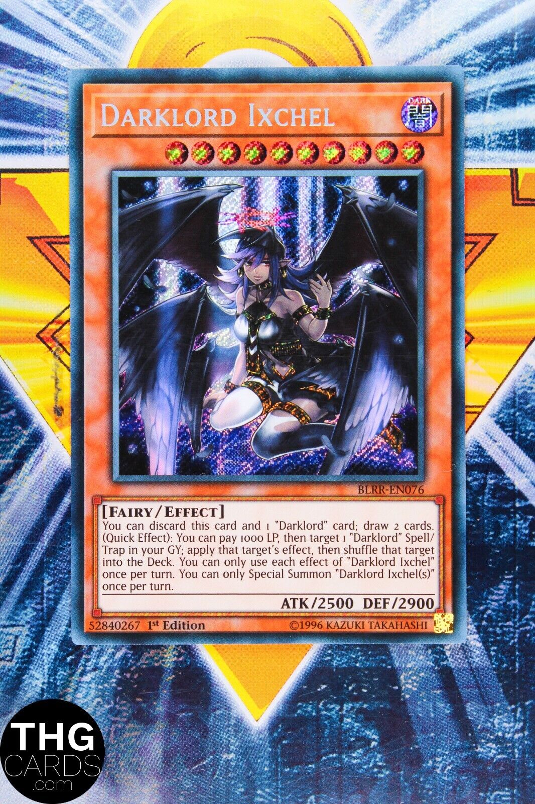 Darklord Ixchel BLRR-EN076 1st Edition Secret Rare Yu-Gi-Oh Card