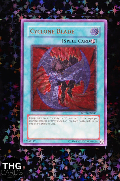 Cyclone Blade POTD-EN043 Ultimate Rare Yugioh Card