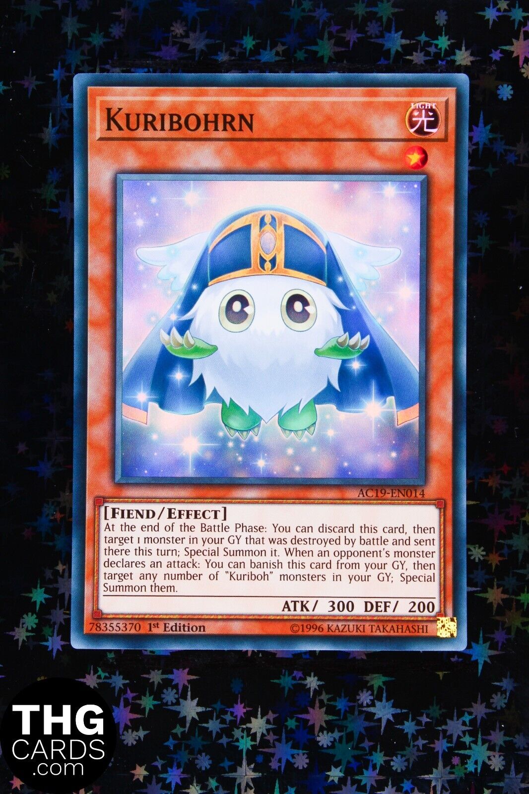 Kuribohrn AC19-EN014 1st Edition Super Rare Yugioh Card