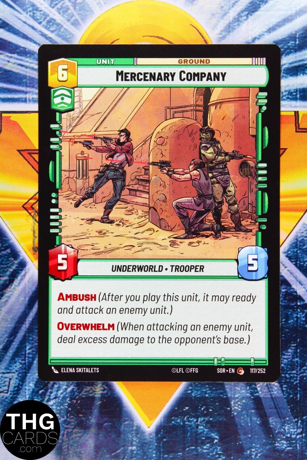 Mercenary Company 117/252 Common Star Wars Unlimited Card Playset