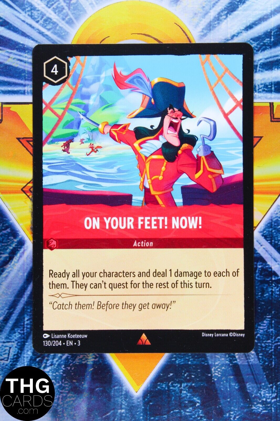 On Your Feet! Now! 130/204 Rare Lorcana Into the Inklands Card