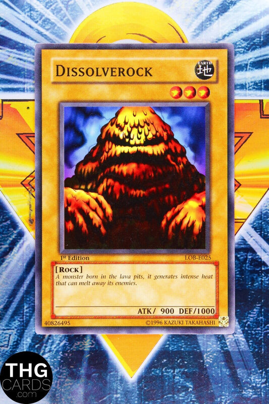 Dissolverock LOB-E025 1st Edition Common Yugioh Card