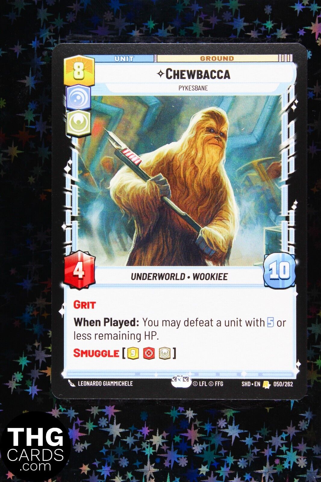 Chewbacca 050/262 Rare Star Wars Unlimited Card SHD