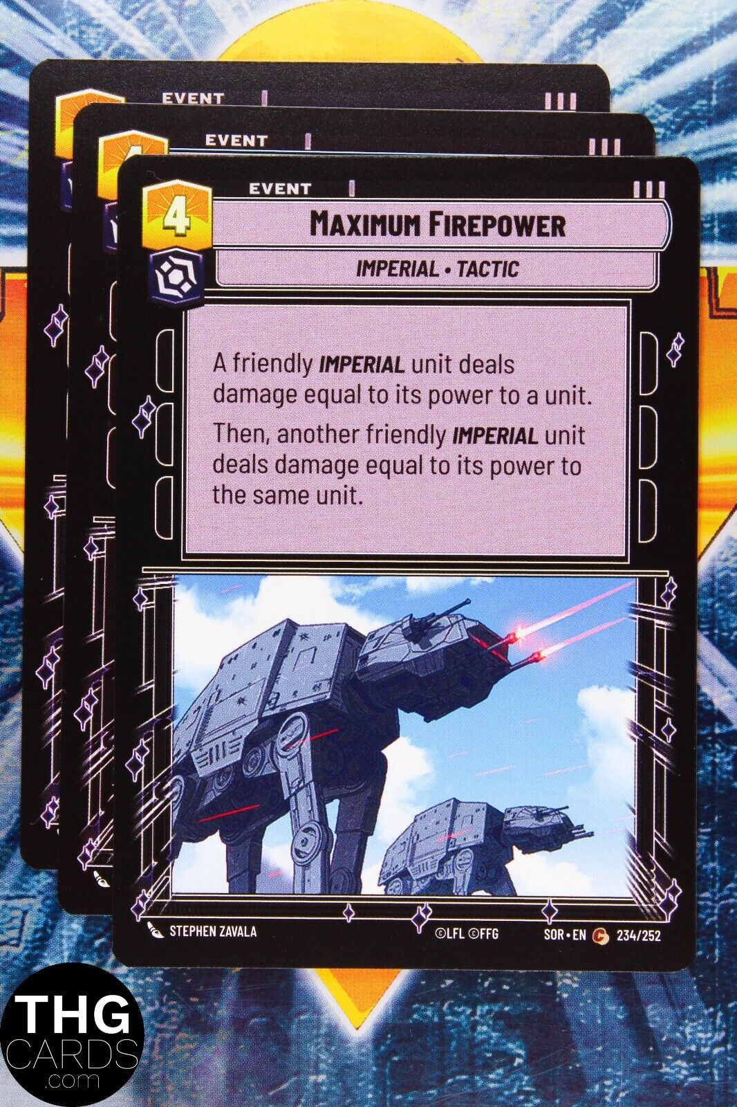 Maximum Firepower 234/252 Common Star Wars Unlimited Card Playset