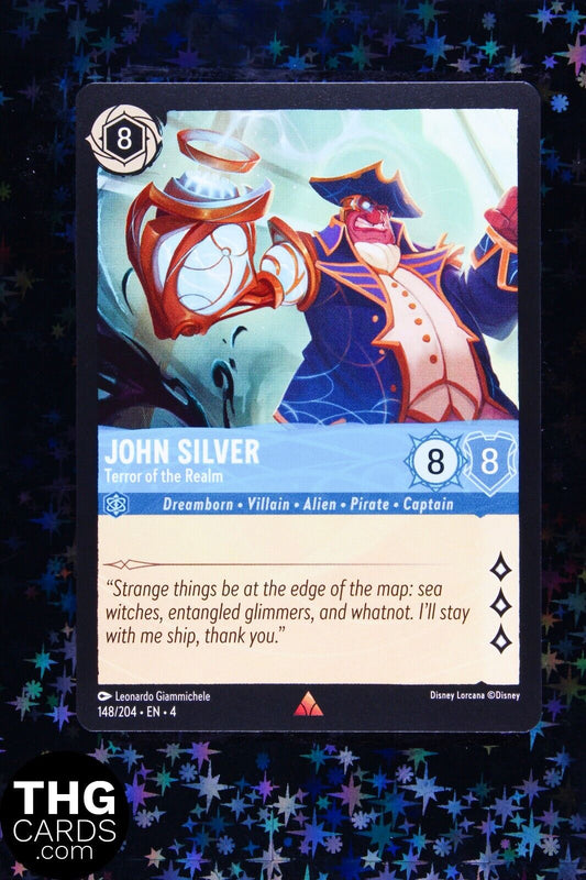 John Silver, Terror of the Realm 148/204 Rare Lorcana Card EN 4