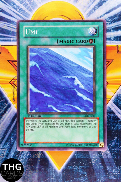 Umi LOB-E039 1st Edition Common Yugioh Card