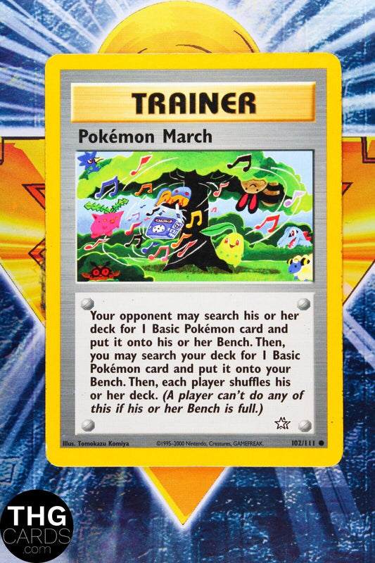 Pokémon March 102/111 Common Neo Genesis Pokemon Card