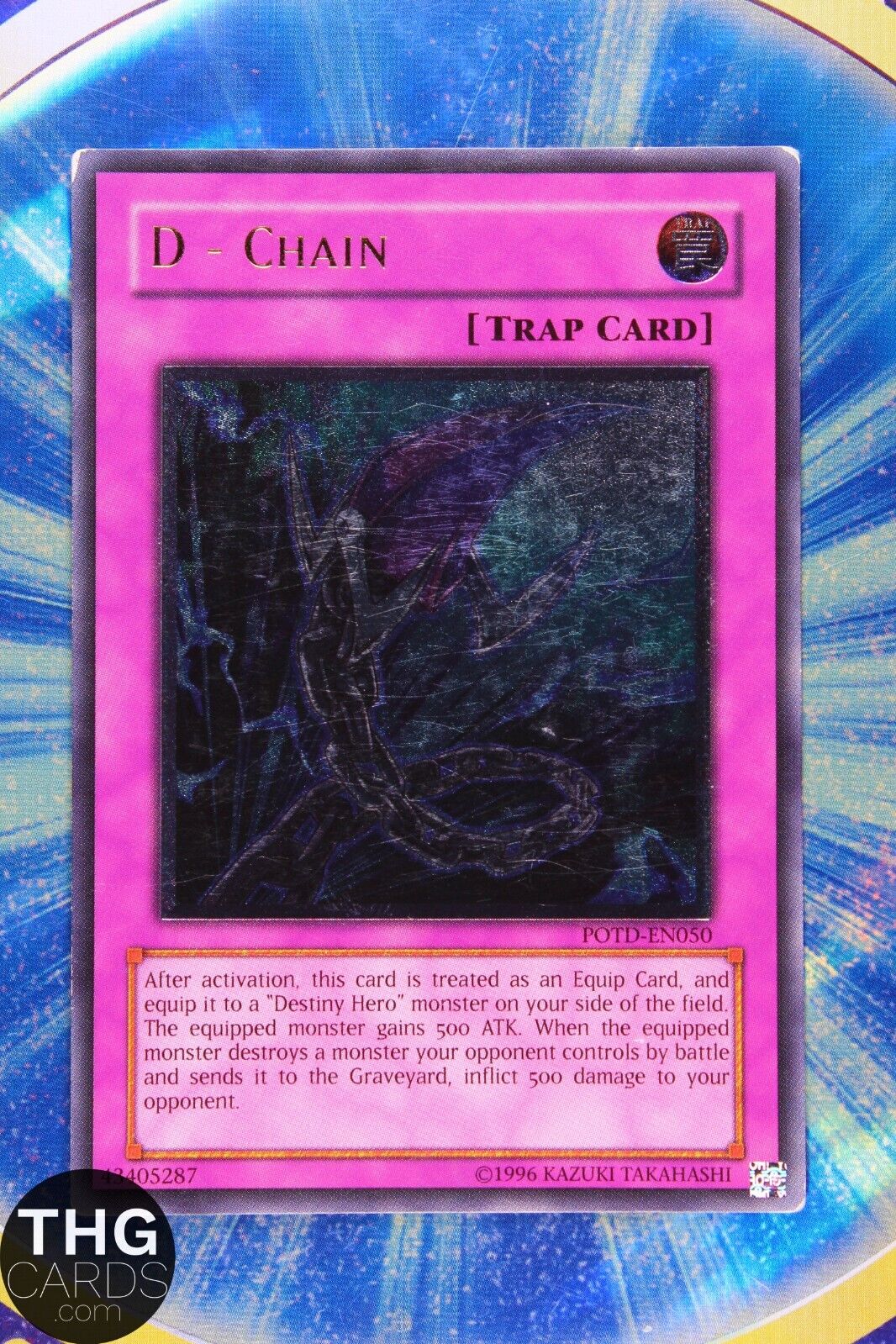 D - Chain POTD-EN050 Ultimate Rare Yugioh Card