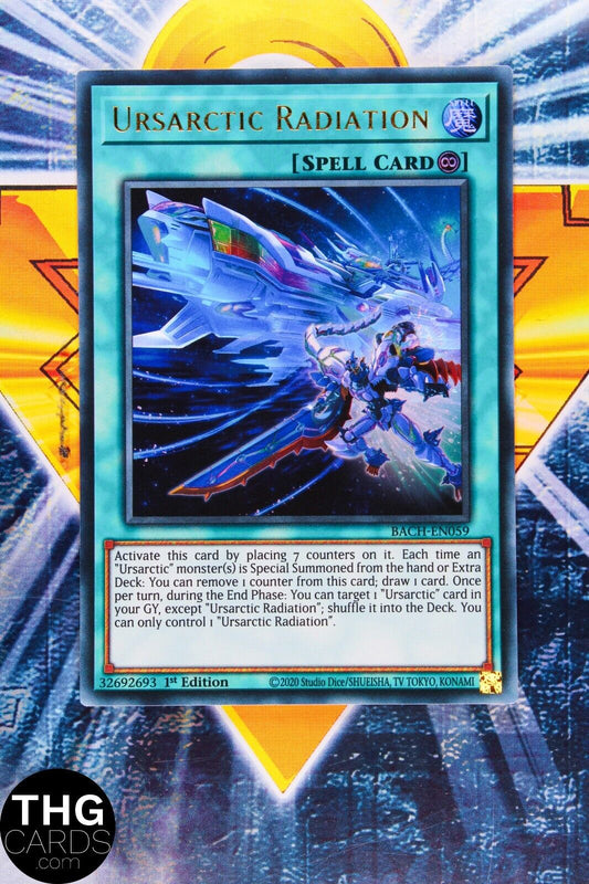 Ursarctic Radiation BACH-EN059 1st Edition Ultra Rare Yugioh Card