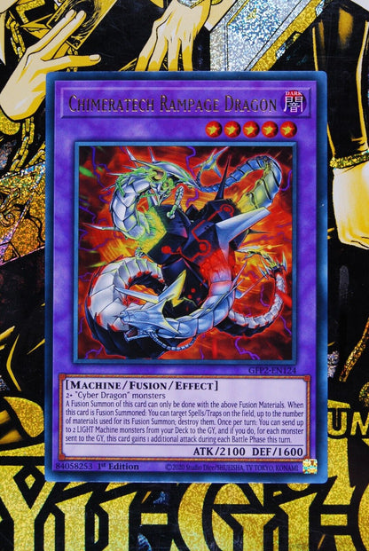 Chimeratech Rampage Dragon GFP2-EN124 1st Edition Ultra Rare Yugioh