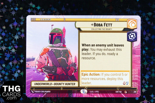 Boba Fett 281 Common Hyperspace Star Wars Unlimited Card