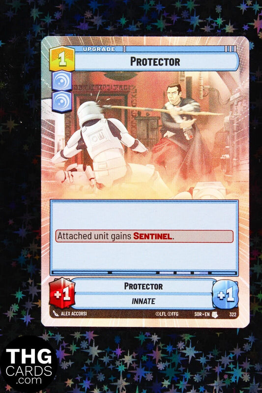 Protector 322 Foil Hyperspace Uncommon Star Wars Unlimited Card SOR