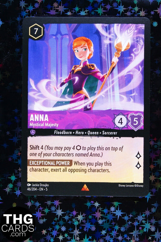 Anna, Mystical Majesty 46/204 Rare Lorcana Card EN 5