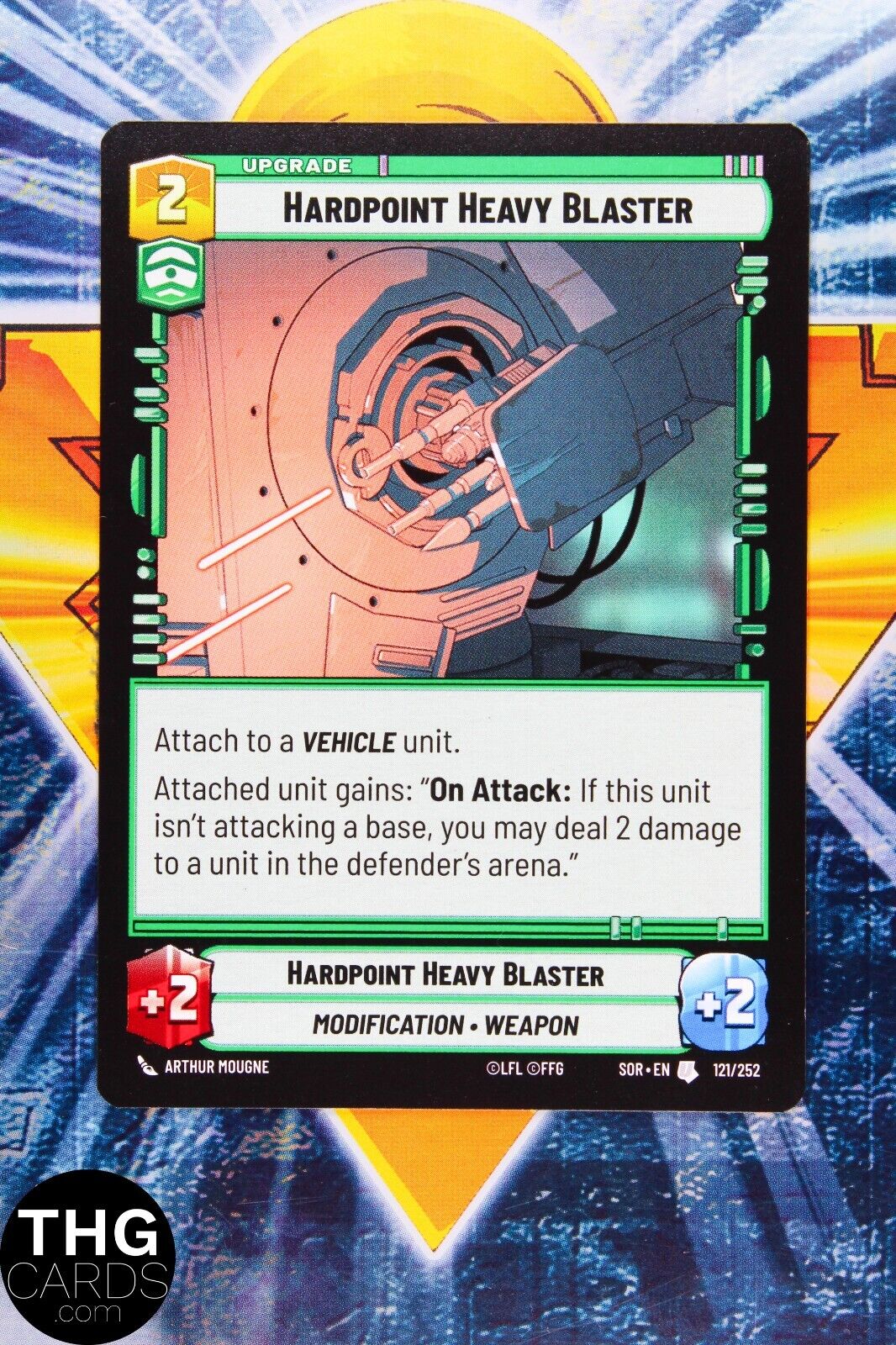 Hardpoint Heavy Blaster 121/252 Uncommon Star Wars Unlimited Card Playset