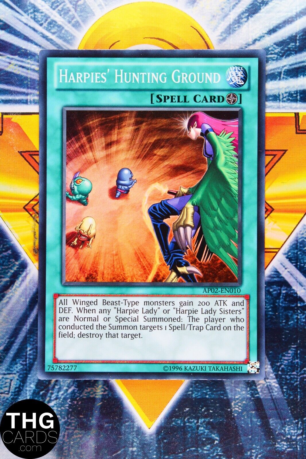 Harpie's Hunting Ground AP02-EN010 Super Rare Yugioh Card