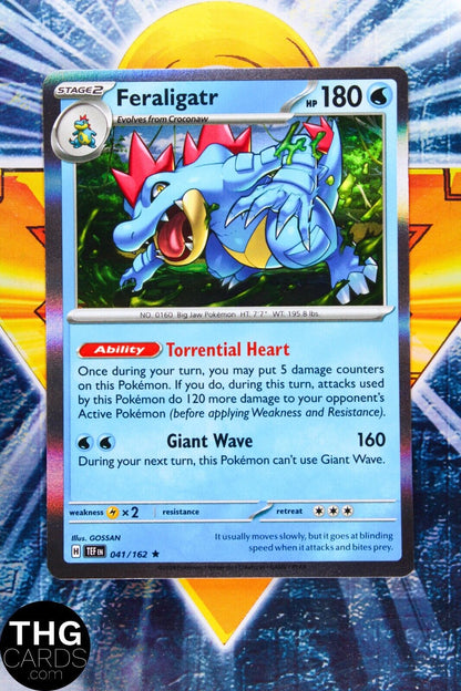 Feraligatr 041/162 Rare Holo Temporal Forces Pokemon Card