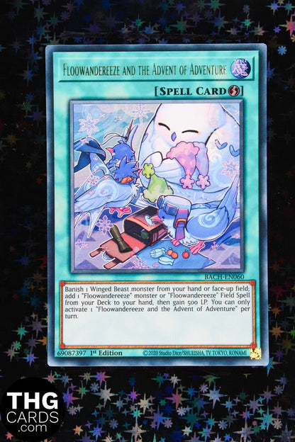 Floowandereeze and the Advent of Adventure BACH-EN060 1st Ultra Rare Yugioh Card