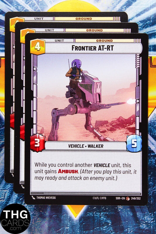 Frontier AT-RT 249/252 Common Star Wars Unlimited Card Playset