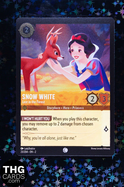 Snow White, Lost in the Forest 23/204 Foil Common Lorcana Card EN 2