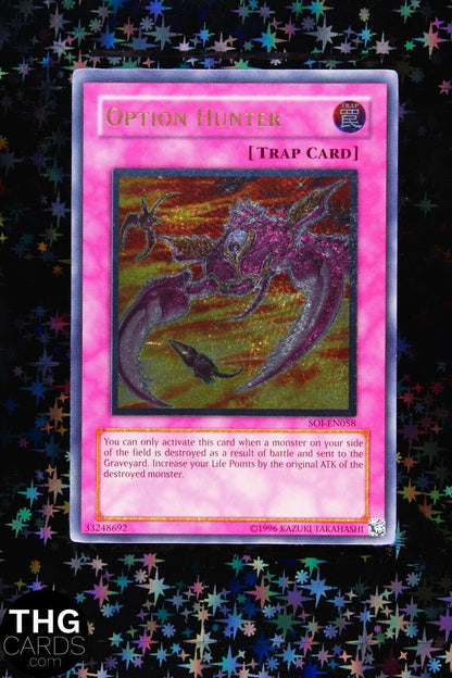 Option Hunter SOI-EN058 Ultimate Rare Yugioh Card