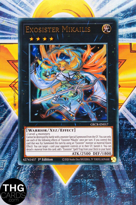 Exosister Mikailis GRCR-EN017 1st Edition Ultra Rare Yugioh Card