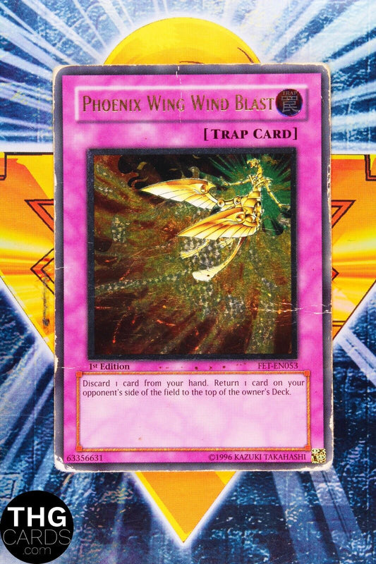 Phoenix Wing Wind Blast FET-EN053 1st Edition Ultimate Rare Yugioh Card