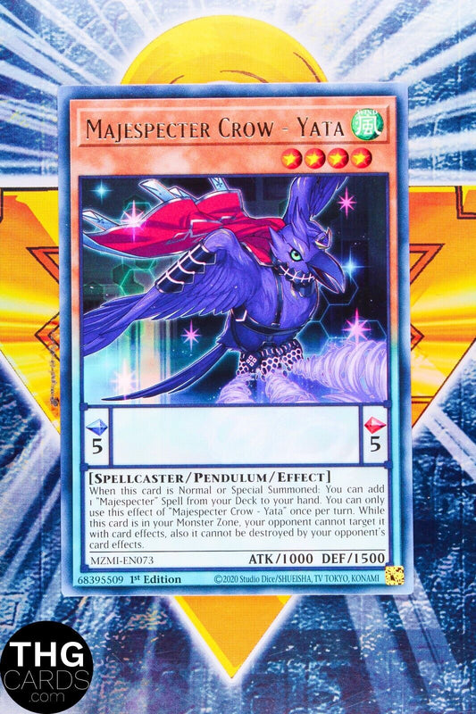 Majespecter Crow - Yata MZMI-EN073 1st Edition Rare Yugioh Card