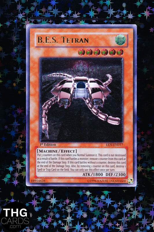 B.E.S Tetran EEN-EN017 1st Edition European Ultimate Rare Yugioh Card