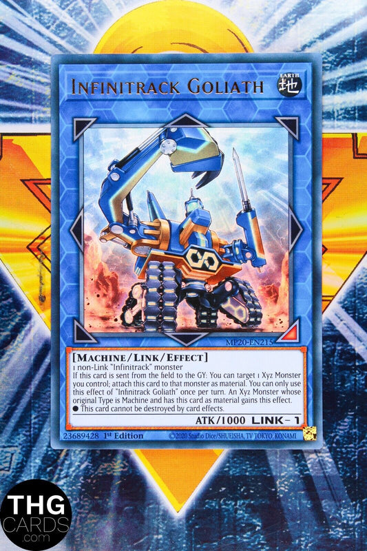 Infinitrack Goliath MP20-EN215 1st Edition Ultra Rare Yugioh Card