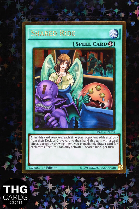 Shared Ride PGL3-EN084 1st Edition Ultra Rare Yugioh Card