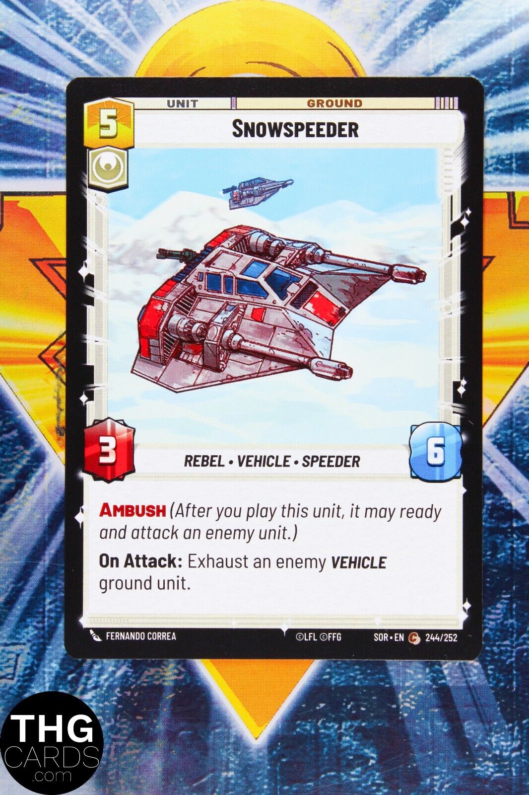 Snowspeeder 244/252 Common Star Wars Unlimited Card Playset