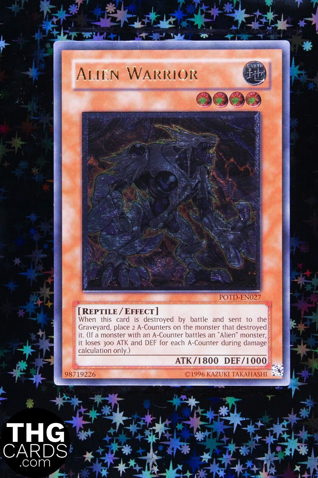 Alien Warrior POTD-EN027 Ultimate Rare Yugioh Card