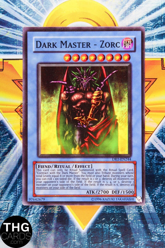 Dark Master - Zorc DR1-EN244 Super Rare Yugioh Card