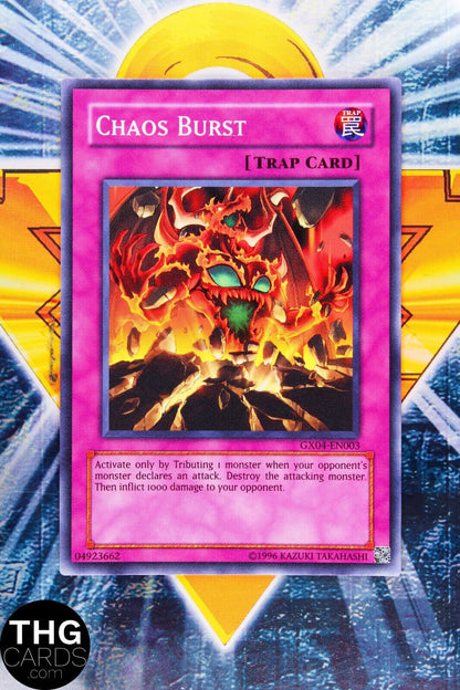 Chaos Burst GX04-EN003 Super Rare Yugioh Card