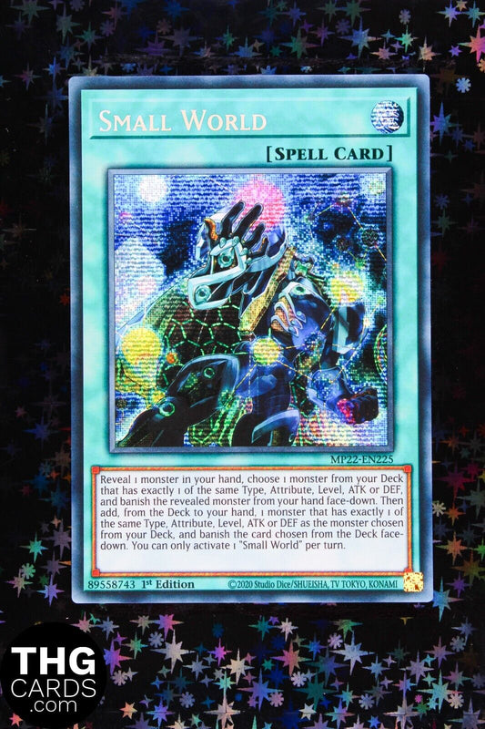 Small World MP22-EN225 1st Edition Secret Rare Yugioh Card