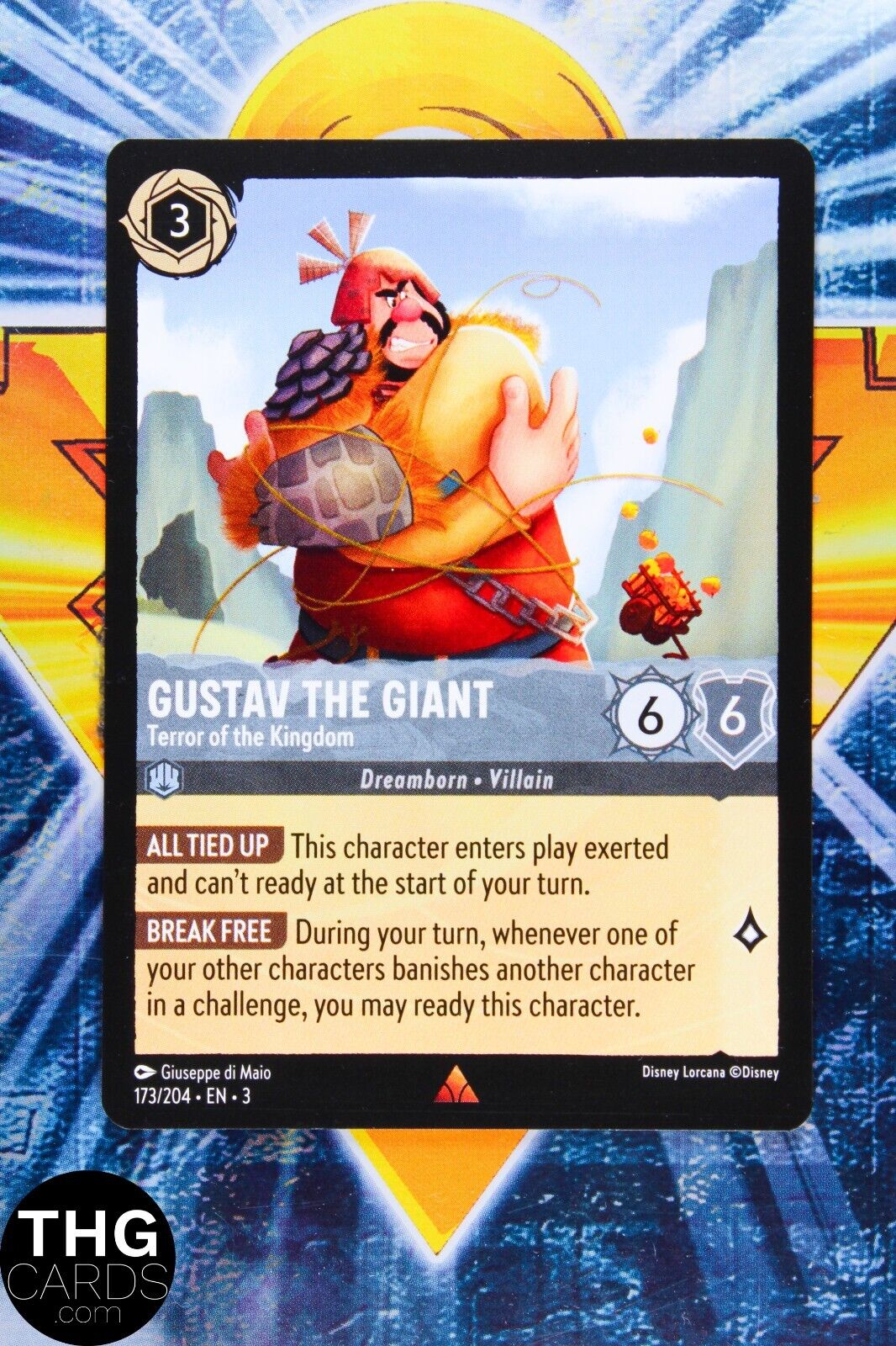 Gustav the Giant, Terror of the Kingdom 173/204 Rare Lorcana Into the Inklands