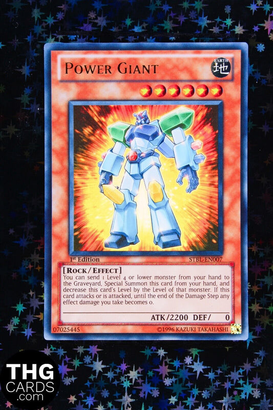 Power Giant STBL-EN007 1st Edition Ultra Rare Yugioh Card