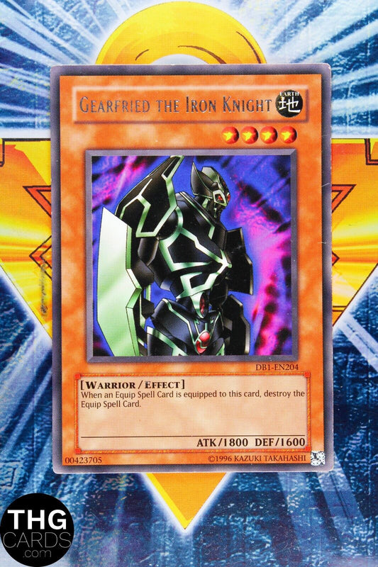 Gearfiend The Iron Knight DB1-EN204 Rare Yugioh Card