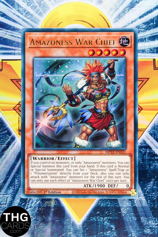 Amazoness War Chief MP23-EN221 1st Edition Ultra Rare Yugioh Card