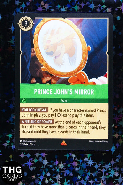 Prince John’s Mirror 98/204 Rare Lorcana Card EN 5