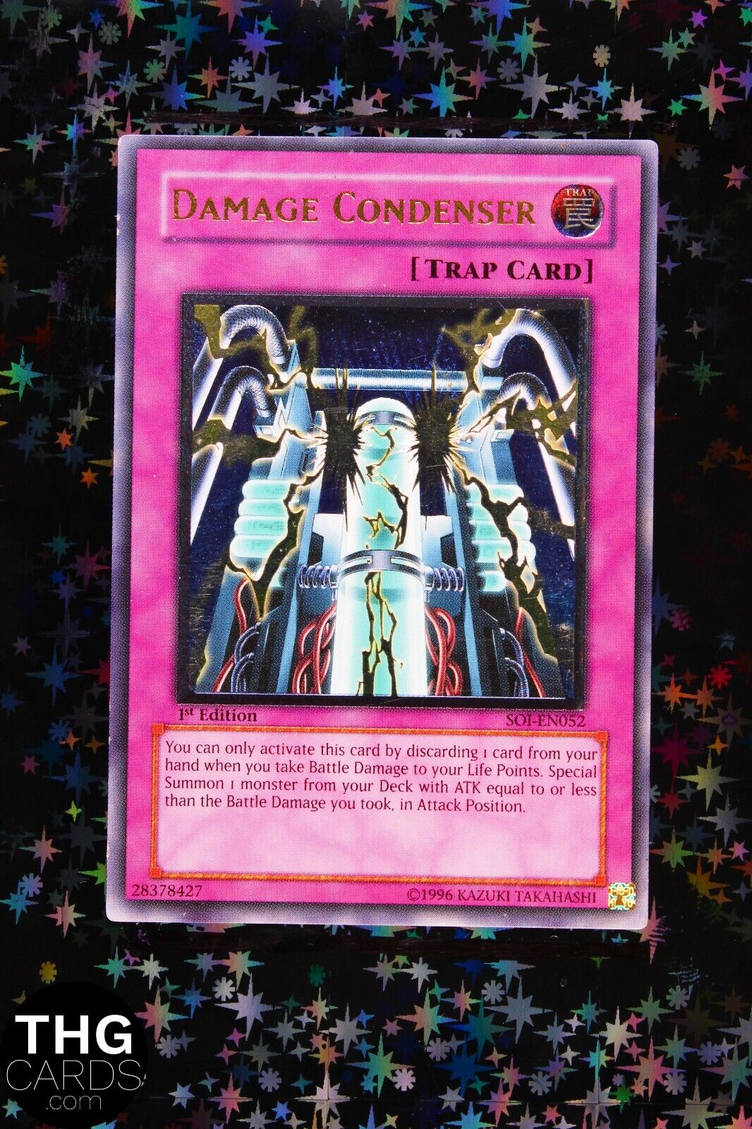 Damage Condenser SOI-EN052 1st Edition Ultimate Rare Yugioh Card