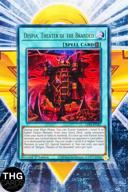 Despia, Theater of the Branded GFP2-EN167 1st Edition Ultra Rare Yugioh Card