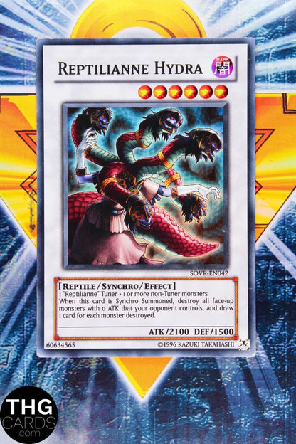 Reptilianne Hydra SOVR-EN042 Super Rare Yugioh Card